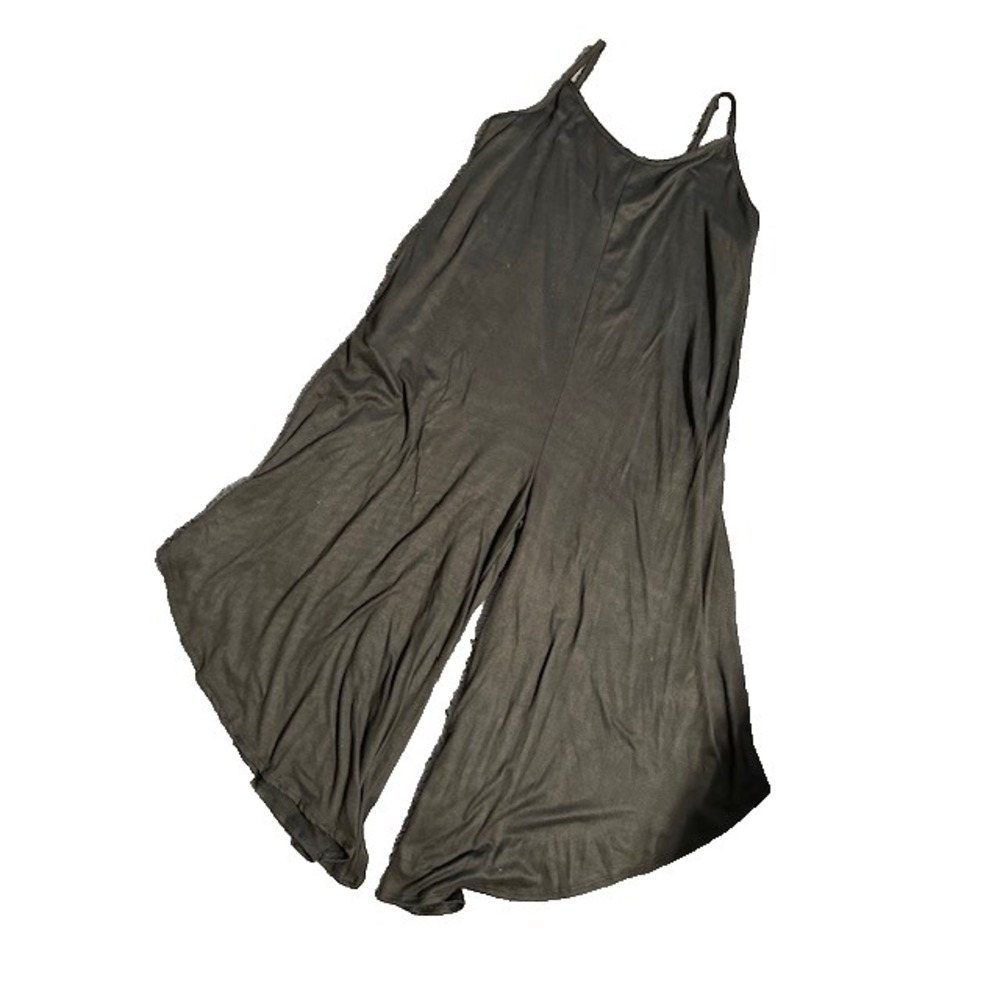 Women's Portocruz Black Sleeveless Wide Leg Jumper / Swim Suit Cover Up Size L